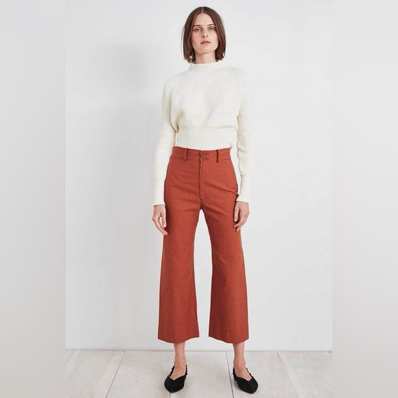 Apiece Apart Merida Pant in Rust Size 0 - Picture 2 of 5